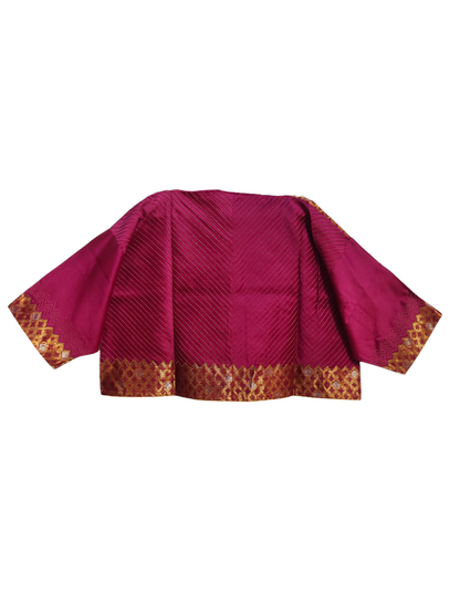 Semi Stitched Chanderi Ɓlouse