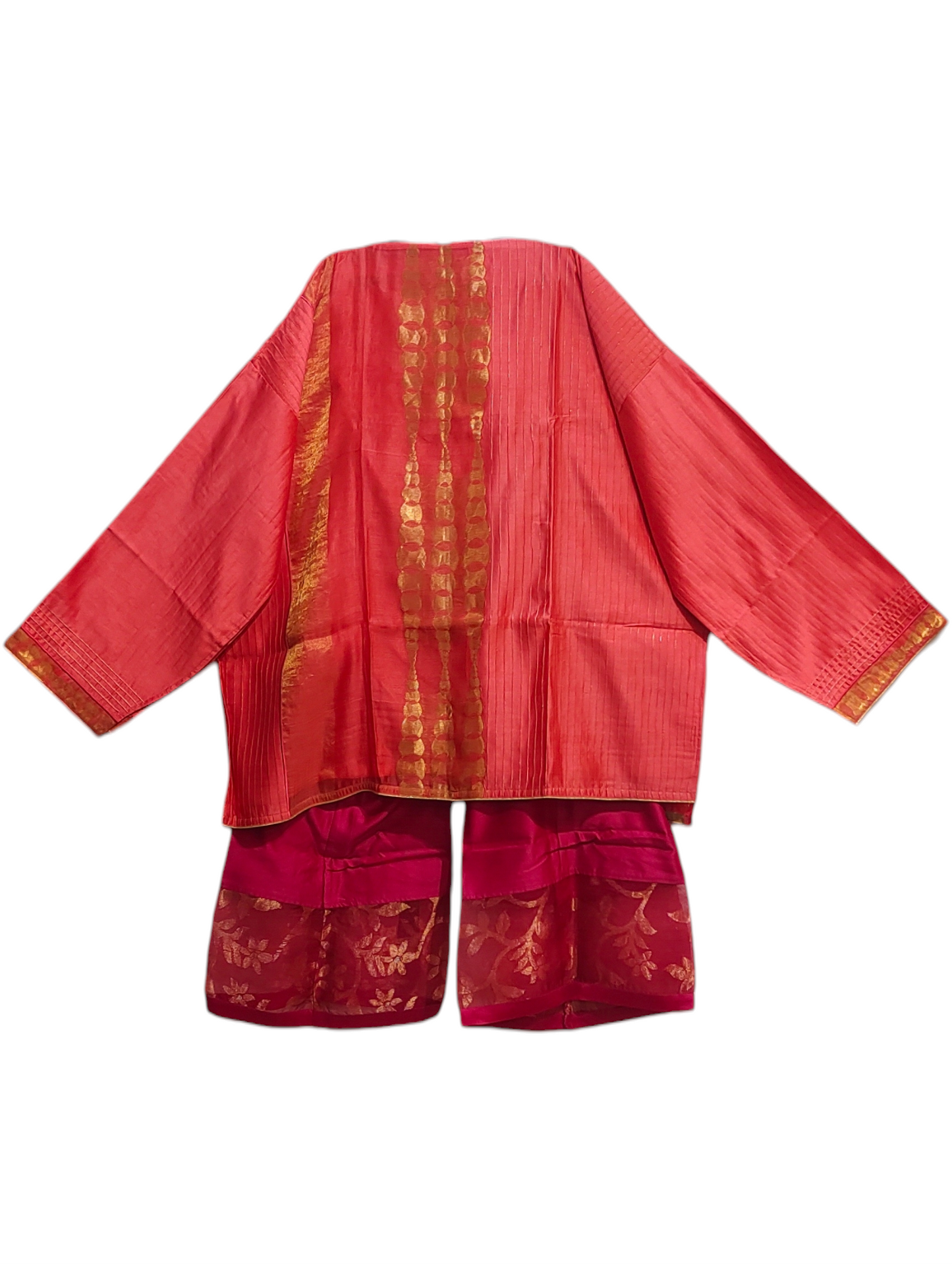 Indowestern chanderi formal coordset