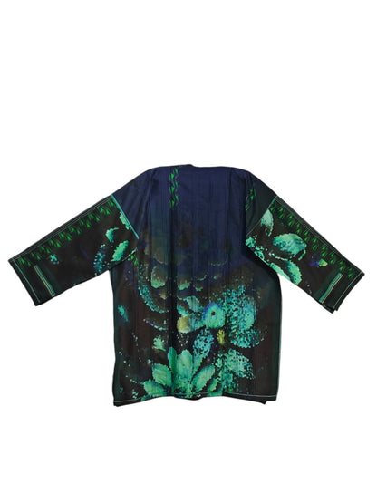Semi Stitched printed chanderi Tunic