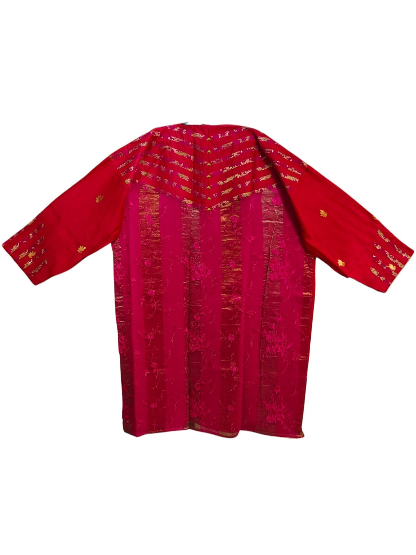 Semi Stitched Chanderi Formal Suitset