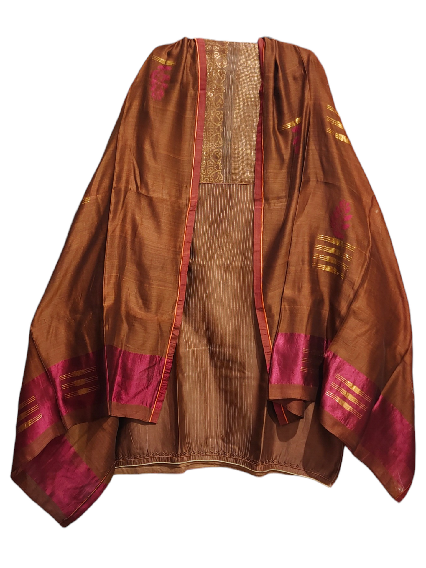 Semi Stitched Formal Chanderi Suitset