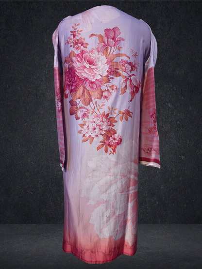 Semi Stitched Chanderi Casual Suitset