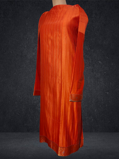 Semi Stitched Formal chanderi Suitset VISHAL KAPUR