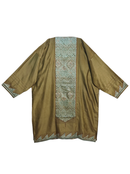 Semi Stitched Formal chanderi Suitset