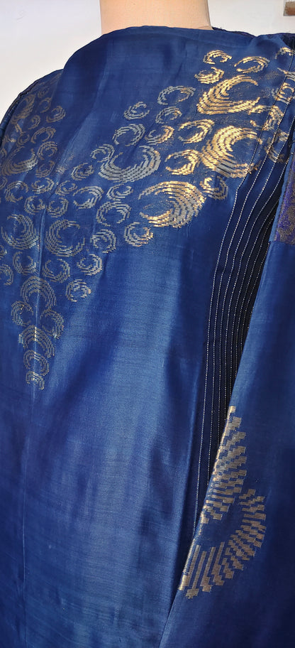 Semi Stitched Chanderi kurta