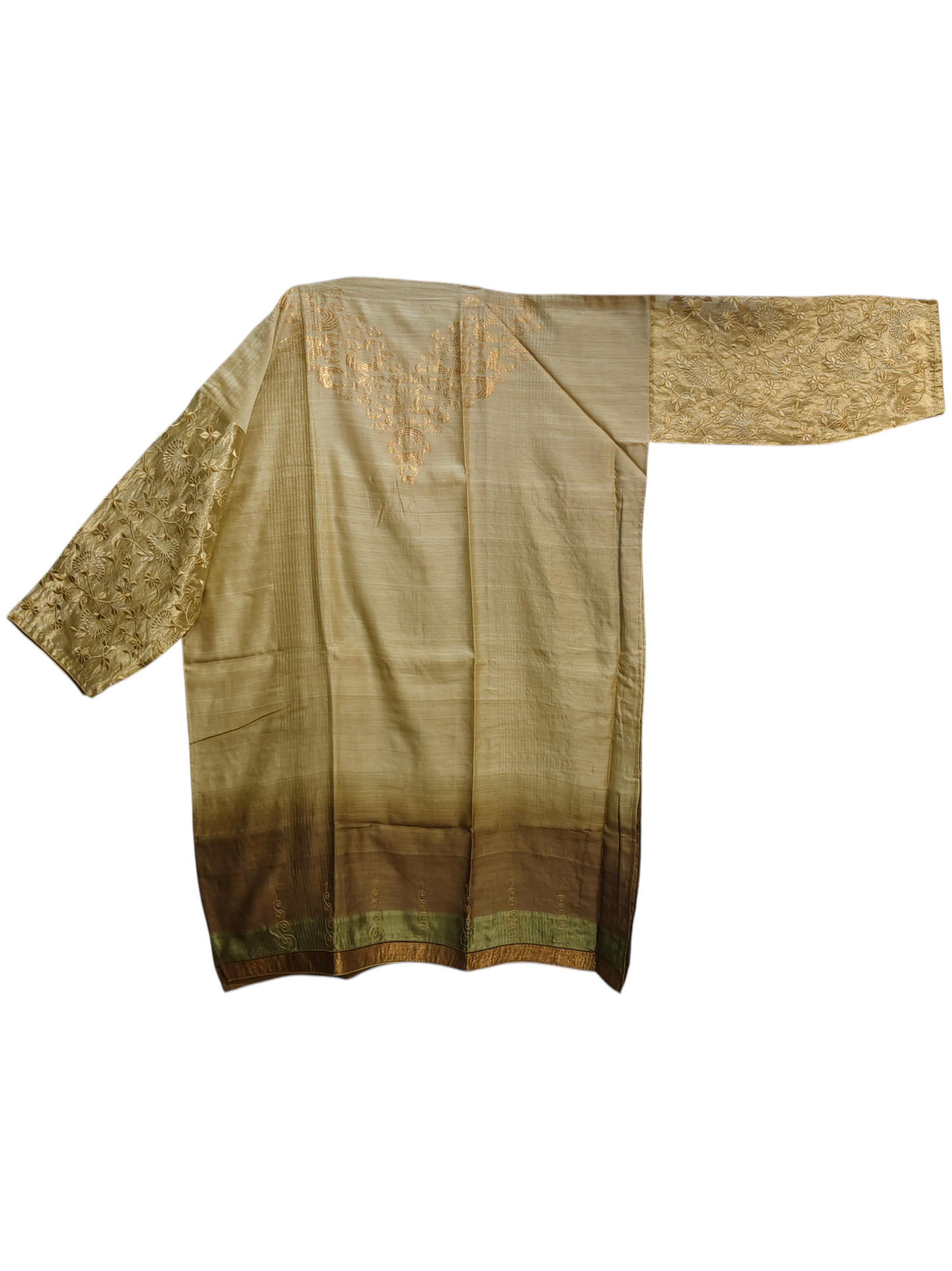 Semi Stitched Formal chanderi Suitset