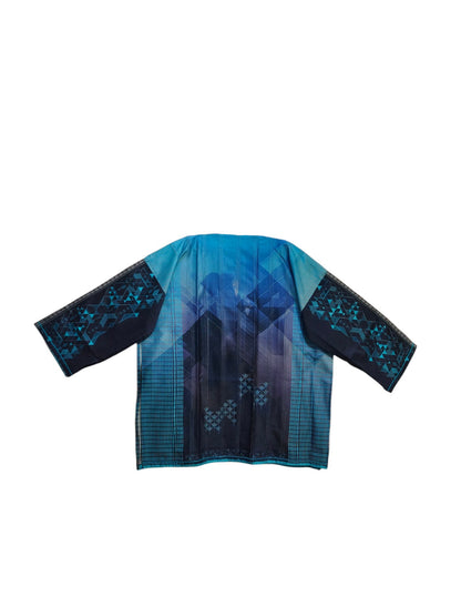 Semi Stitched printed chanderi Tunic