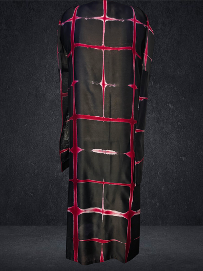 Semi Stitched Chanderi Kurta