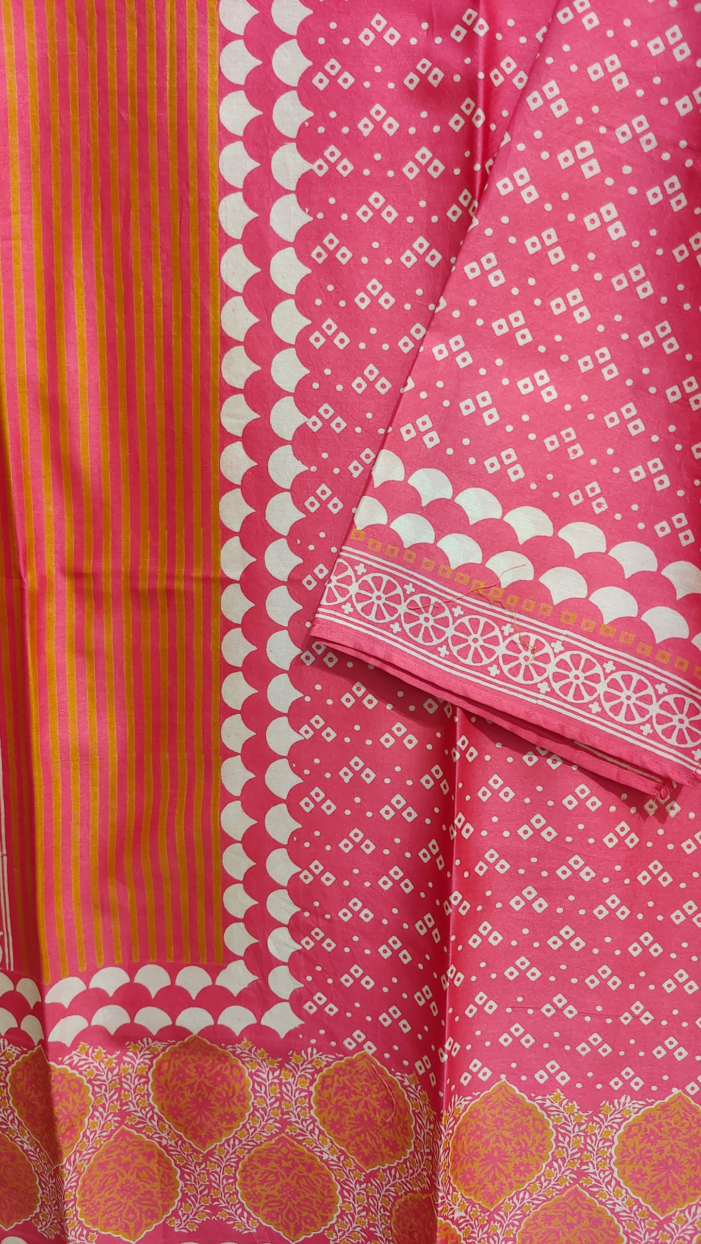 Semi Stitched Chanderi Casual kurta