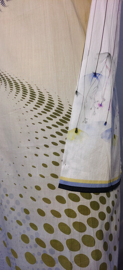 Semi Stitched Cotton Kurta VISHAL KAPUR