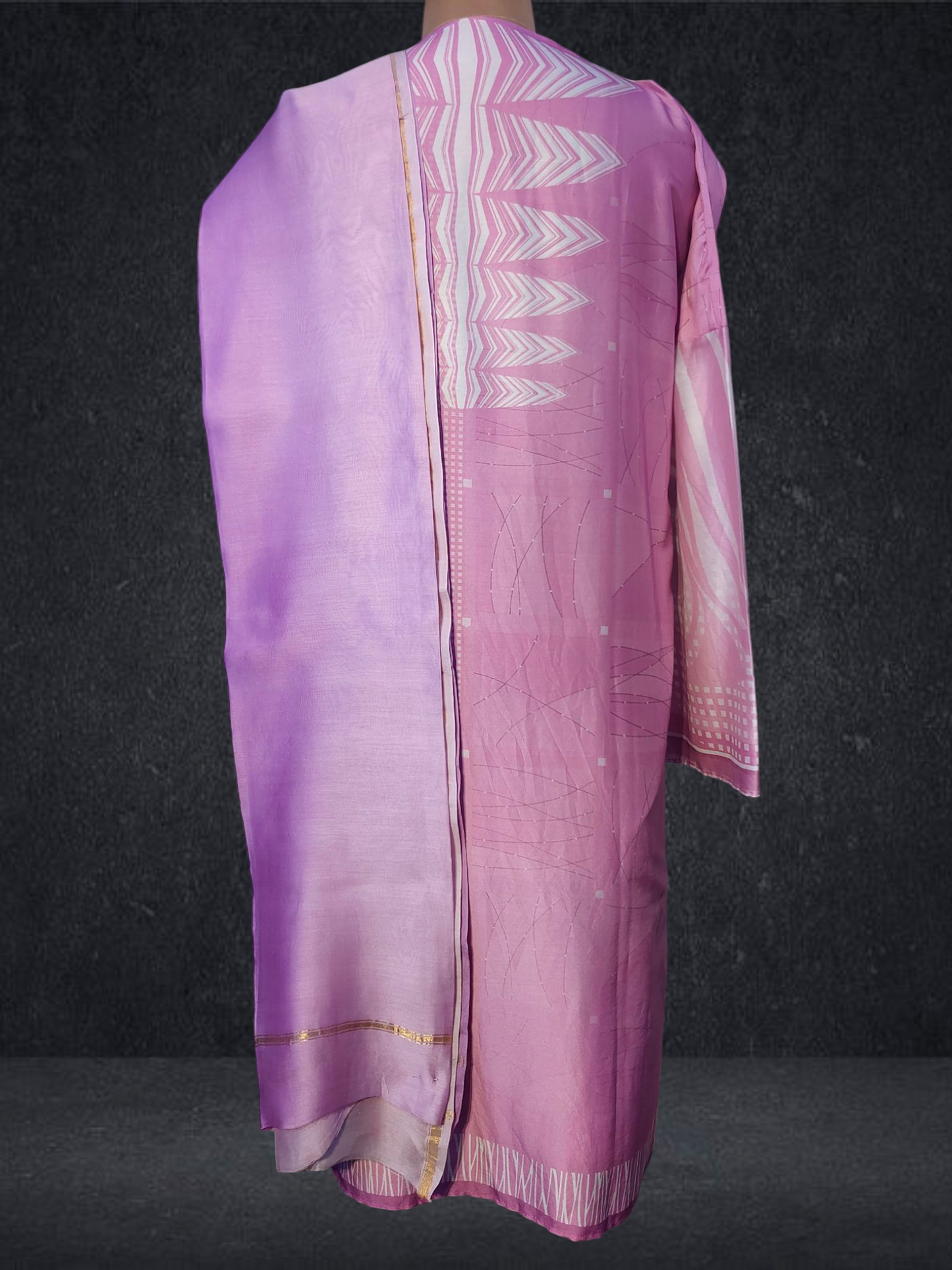 Semi Stitched Chanderi kurta VISHAL KAPUR