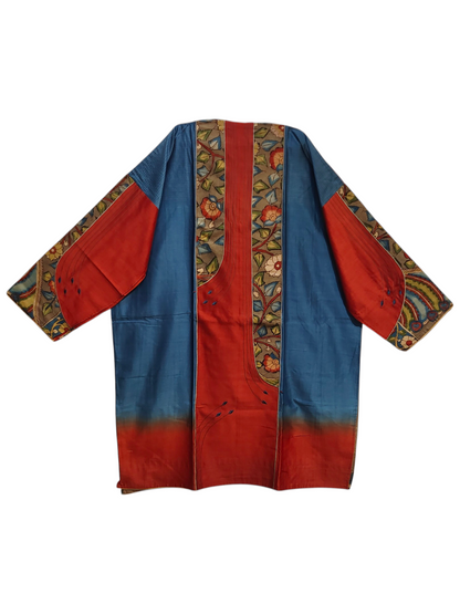 Semi Stitched Chanderi Formal Kurta VISHAL KAPUR