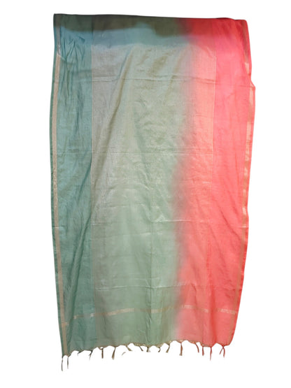 Semi Stitched Chanderi Formal Suitset