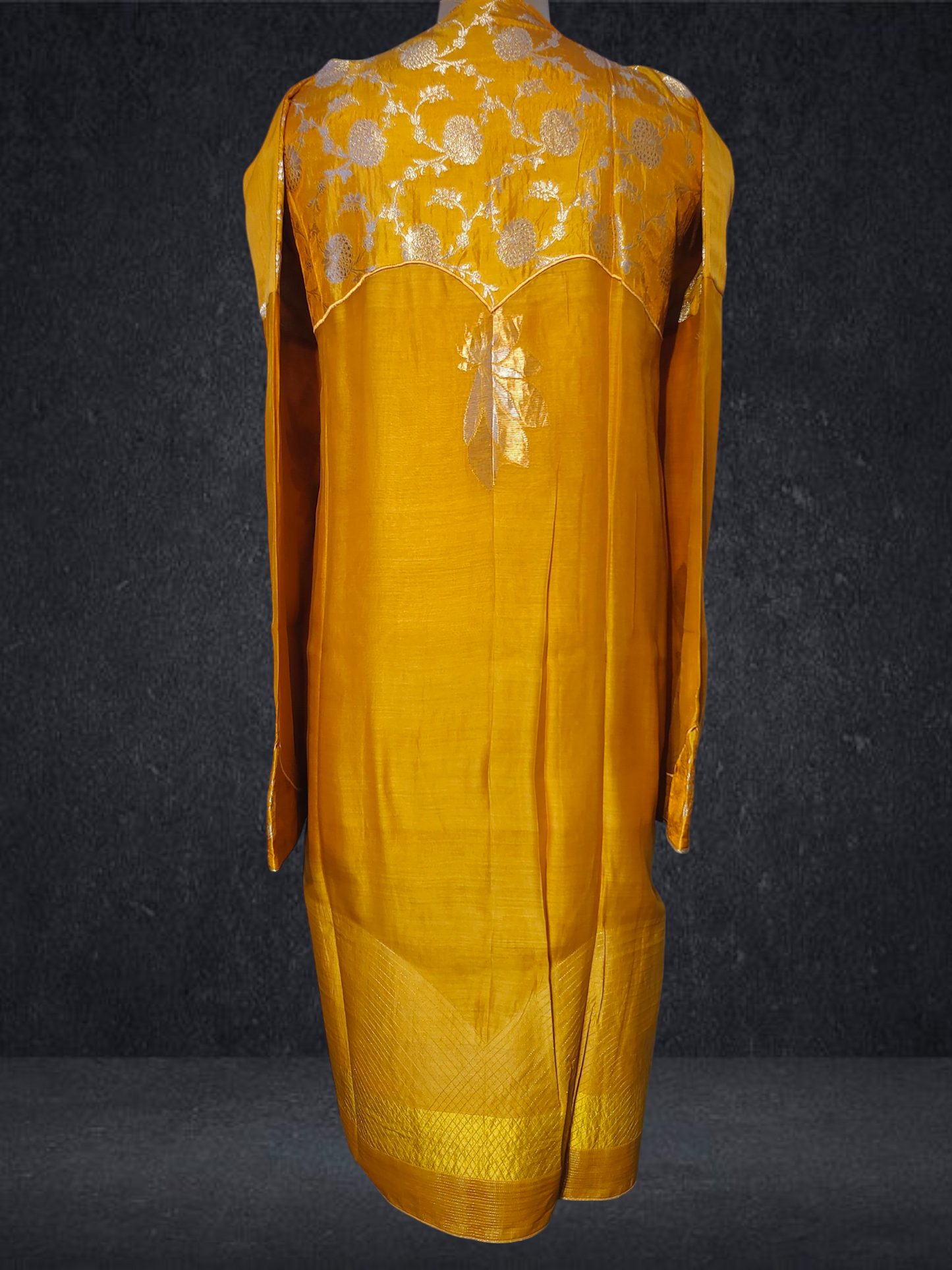 Semi Stitched Formal chanderi Suitset VISHAL KAPUR