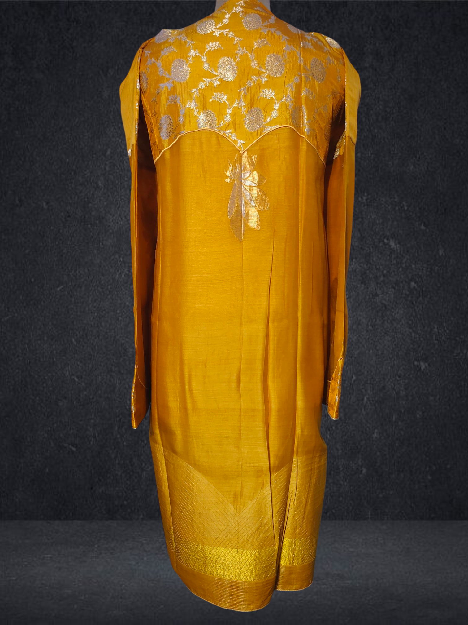 Semi Stitched Formal chanderi Suitset VISHAL KAPUR