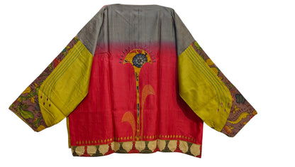 Semi Stitched Chanderi Kalamkari Short Tunic