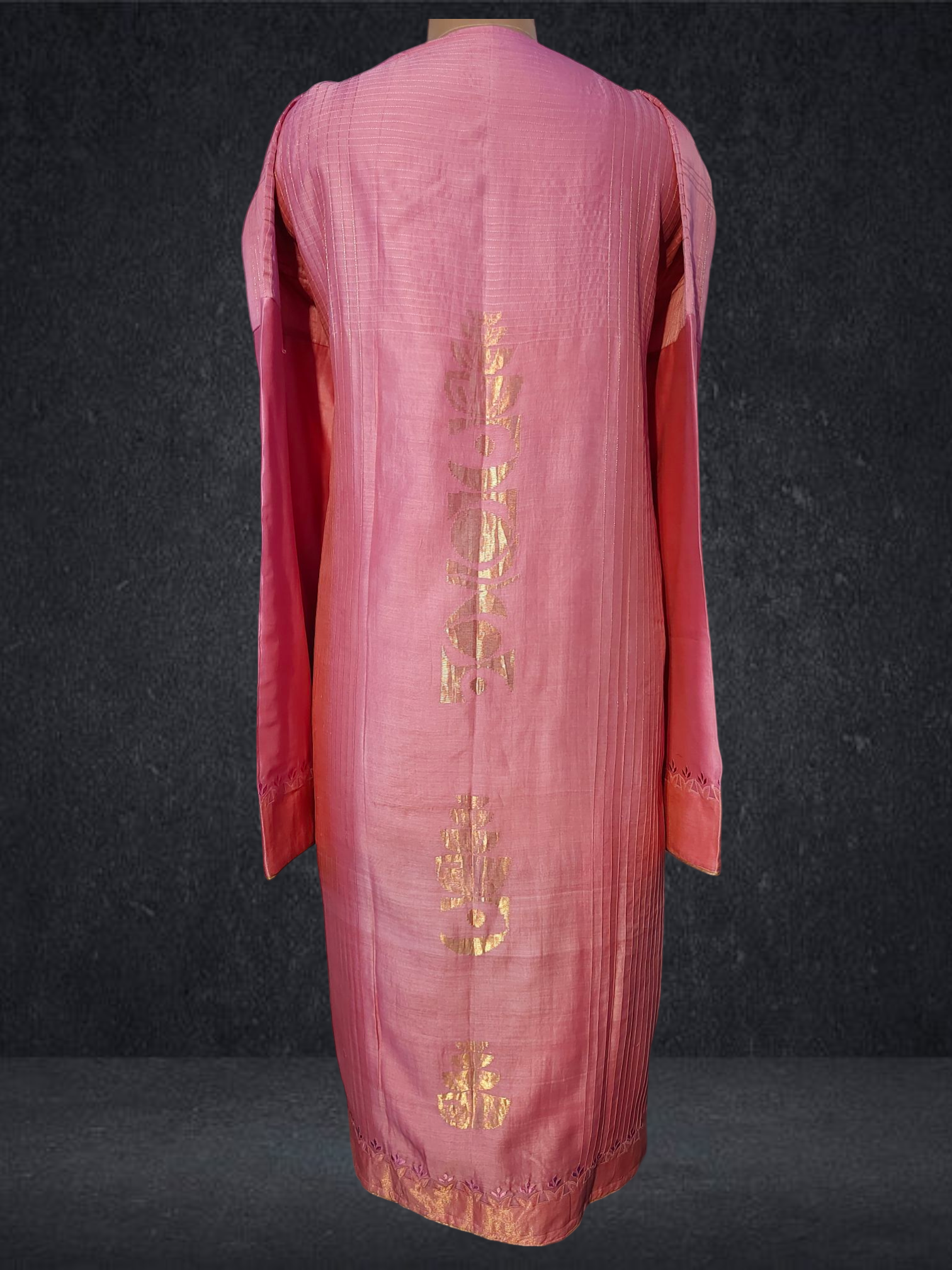 Semi Stitched Chanderi kurta VISHAL KAPUR