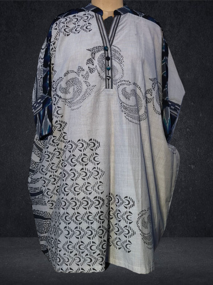 Stitched Block Printed Short Tunic