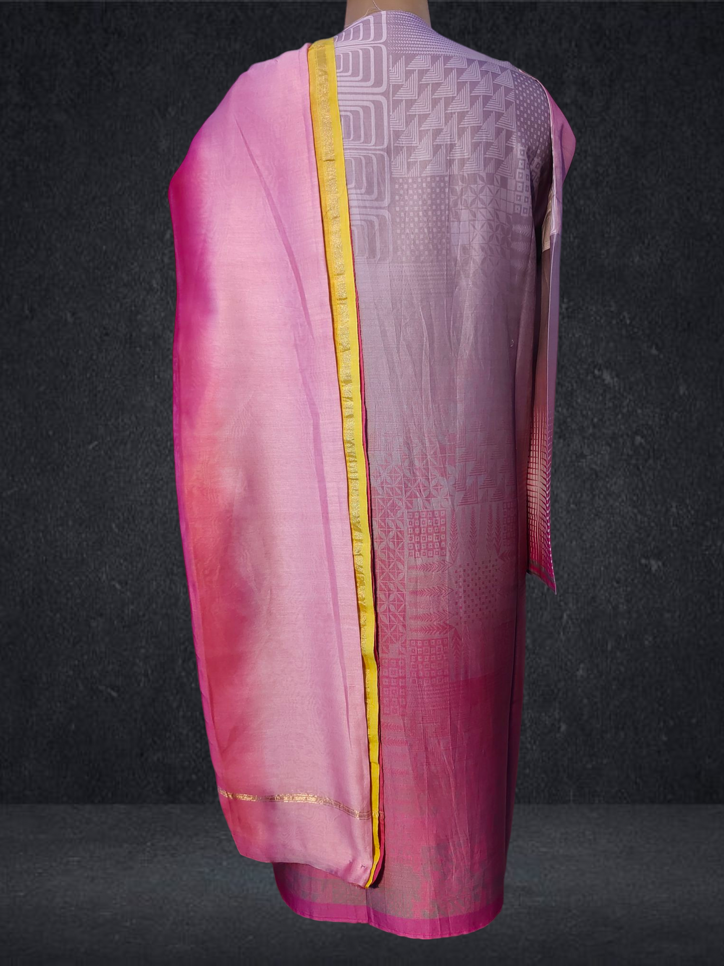 Semi Stitched Cotton Casual Suitset