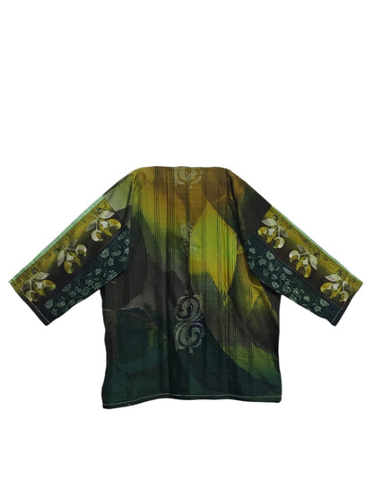 Semi Stitched printed chanderi Tunic