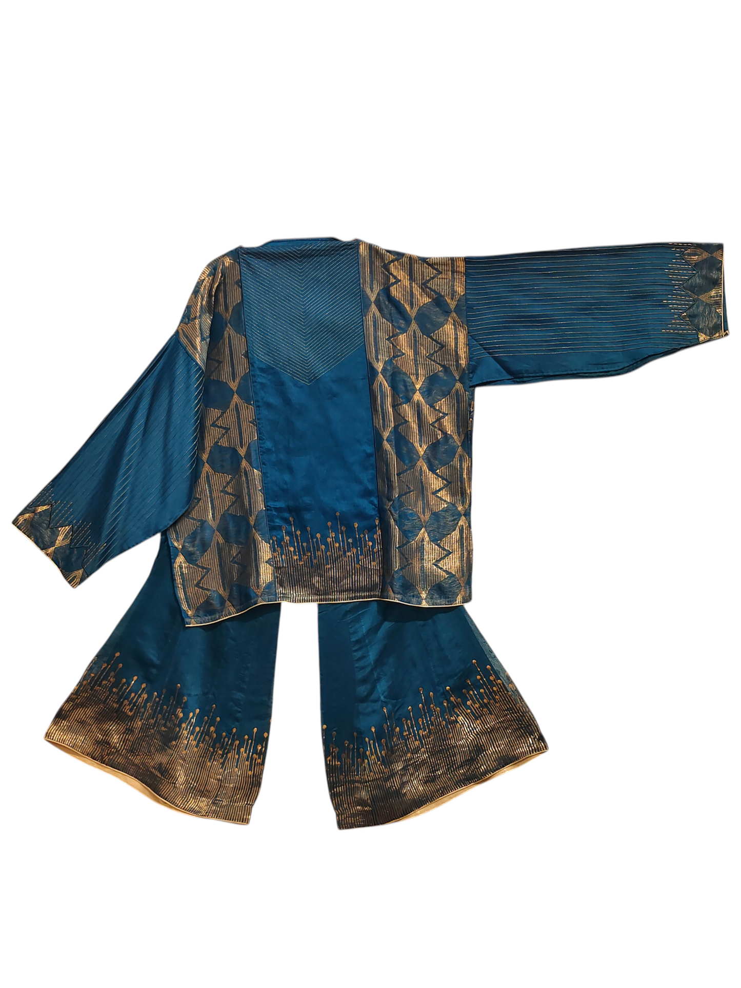Indowestern chanderi formal coordset