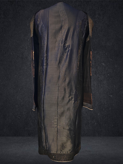 Semi Stitched Formal chanderi Kurta