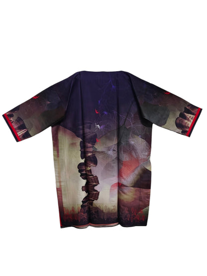 Semi Stitched Chanderi Casual suitset