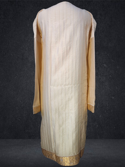 Semi Stitched Chanderi kurta