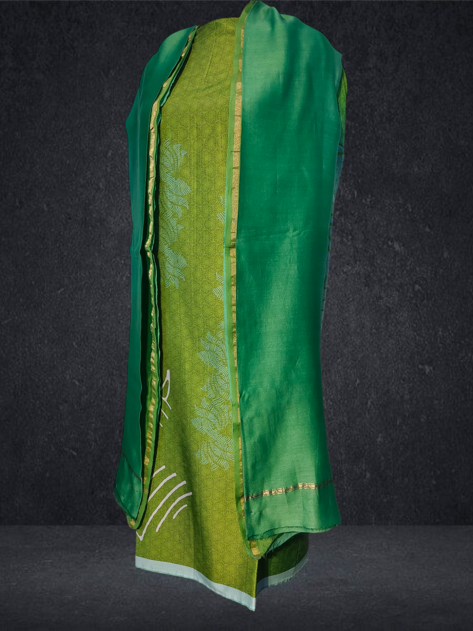 Semi Stitched Cotton Casual Suitset VISHAL KAPUR
