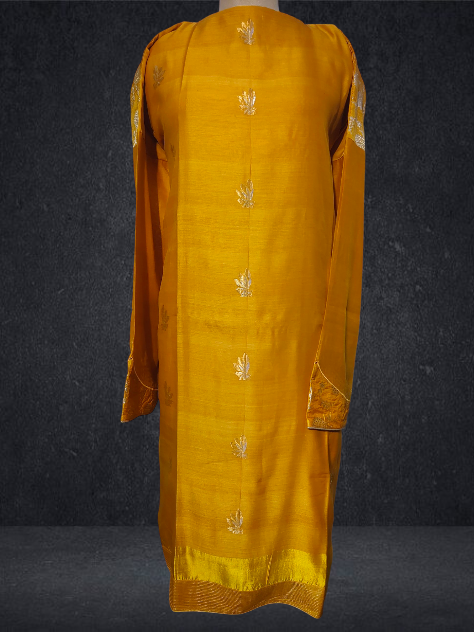 Semi Stitched Formal chanderi Suitset VISHAL KAPUR