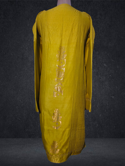 Semi Stitched Formal chanderi Suitset VISHAL KAPUR