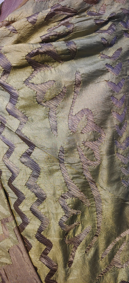 Semi Stitched Formal chanderi Suitset
