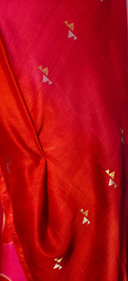 Semi Stitched Chanderi Formal Suitset VISHAL KAPUR