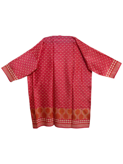 Semi Stitched Chanderi Casual kurta