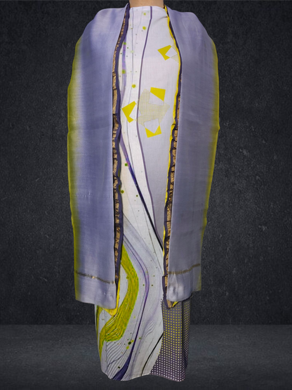 Semi Stitched Cotton Casual Suitset