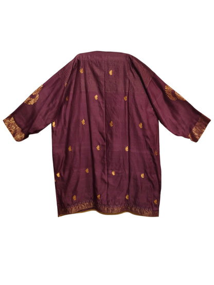 Semi Stitched Chanderi Casual kurta