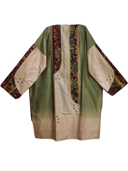 Semi Stitched Chanderi  Formal kurta
