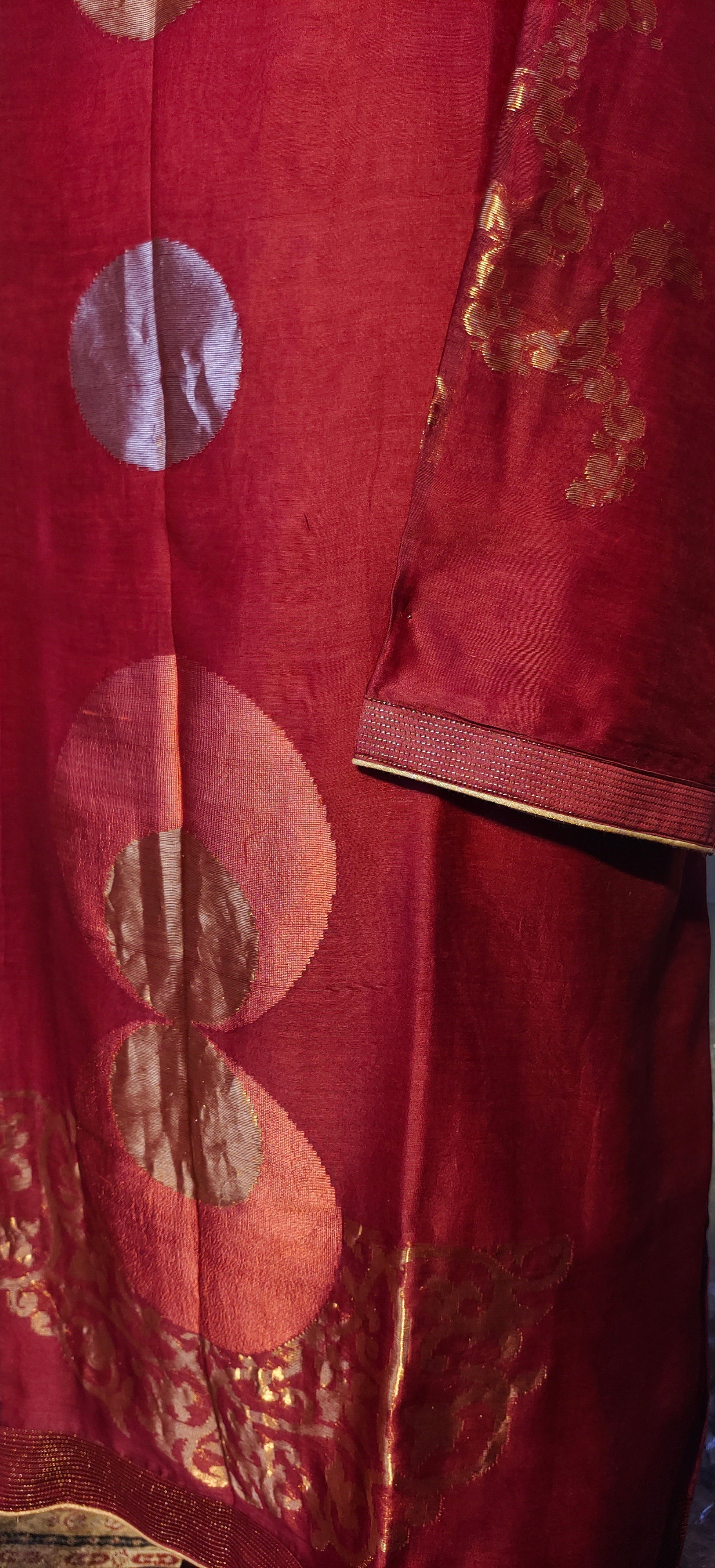 Semi Stitched Formal Chanderi suitset VISHAL KAPUR