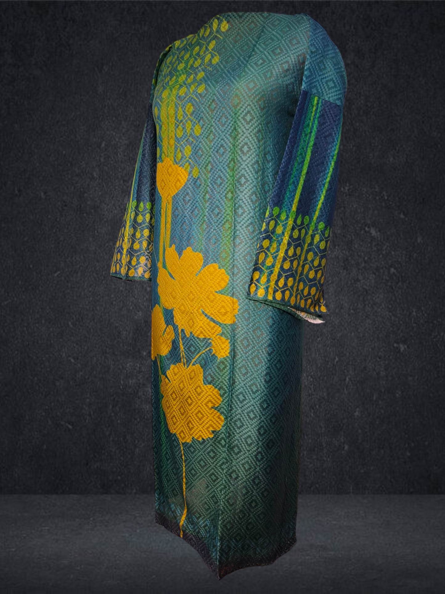 Semi Stitched Chanderi Kurta