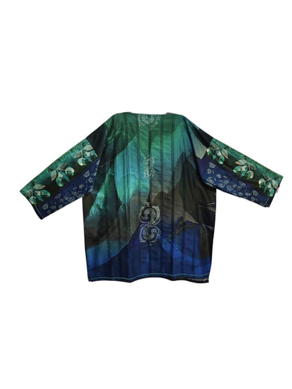 Semi Stitched printed chanderi Tunic