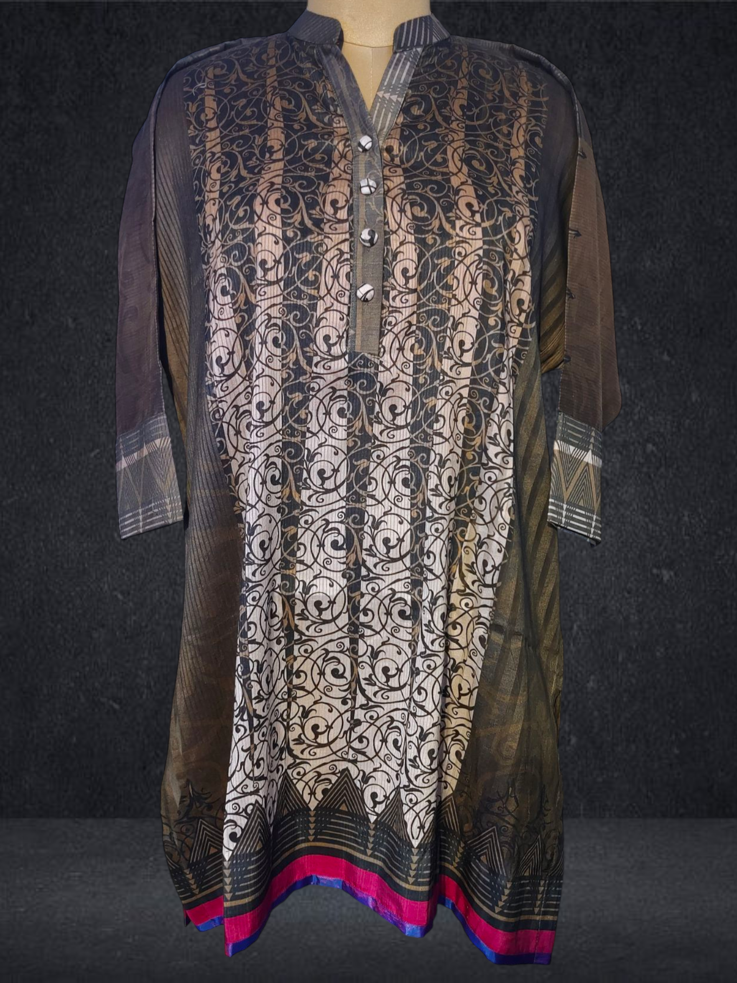 Stitched Digital Printed Short Tunic VISHAL KAPUR STUDIO