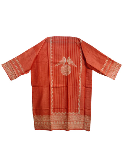 Semi Stitched Chanderi Casual kurta