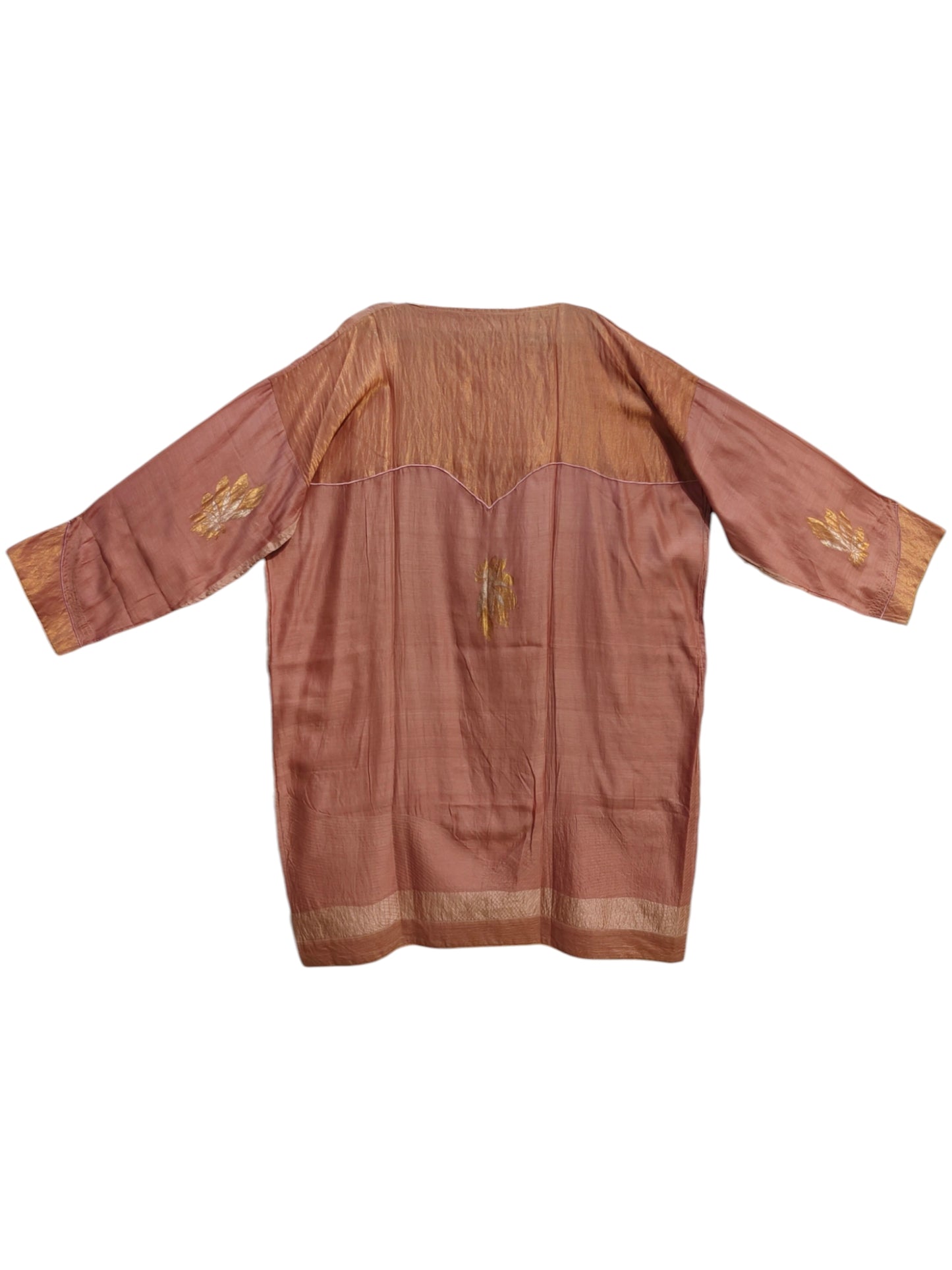 Semi Stitched Chanderi Formal Suitset