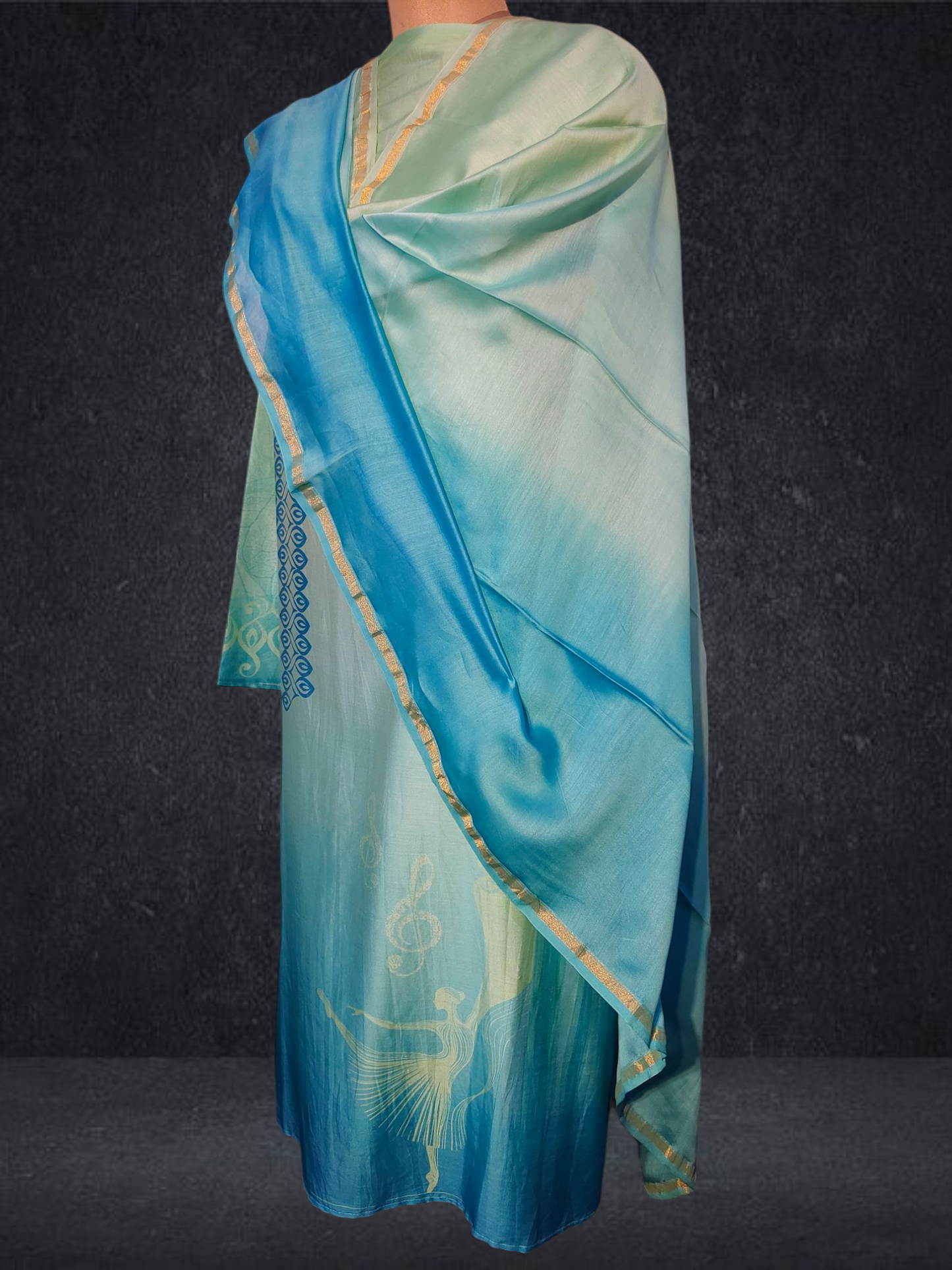 Semi Stitched Cotton Casual Suitset VISHAL KAPUR