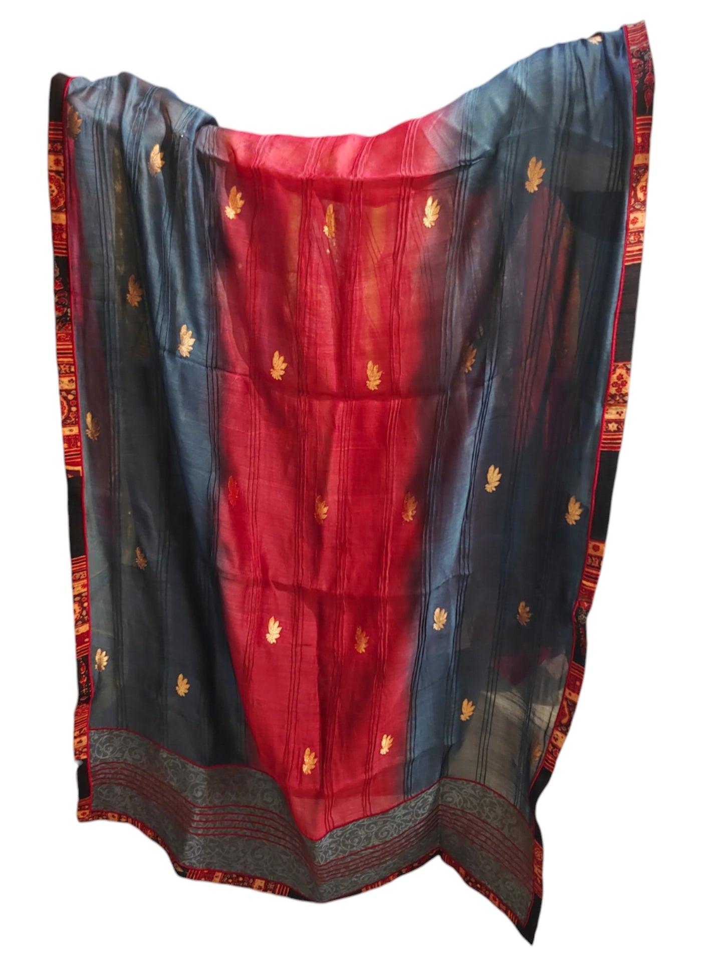 Semi Stitched Chanderi Formal Suitset