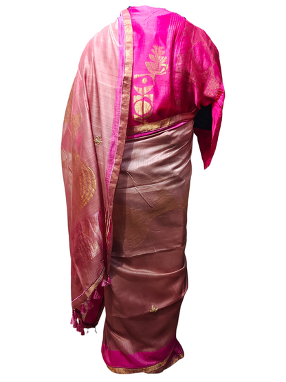 Formal Chanderi Zari Woven Saree