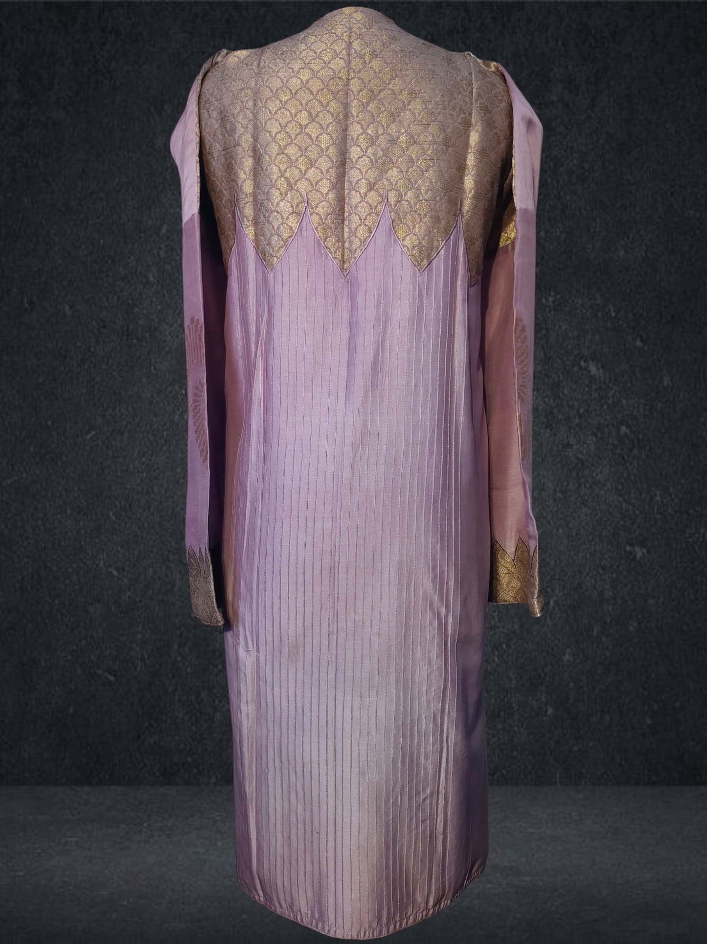 Semi Stitched Formal chanderi Kurta