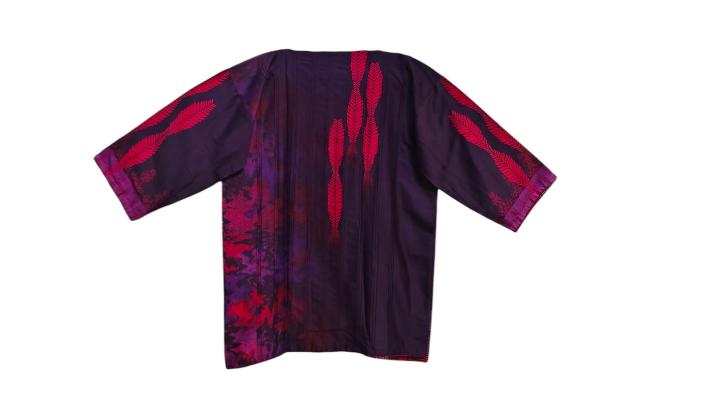 Semi Stitched printed chanderi Tunic