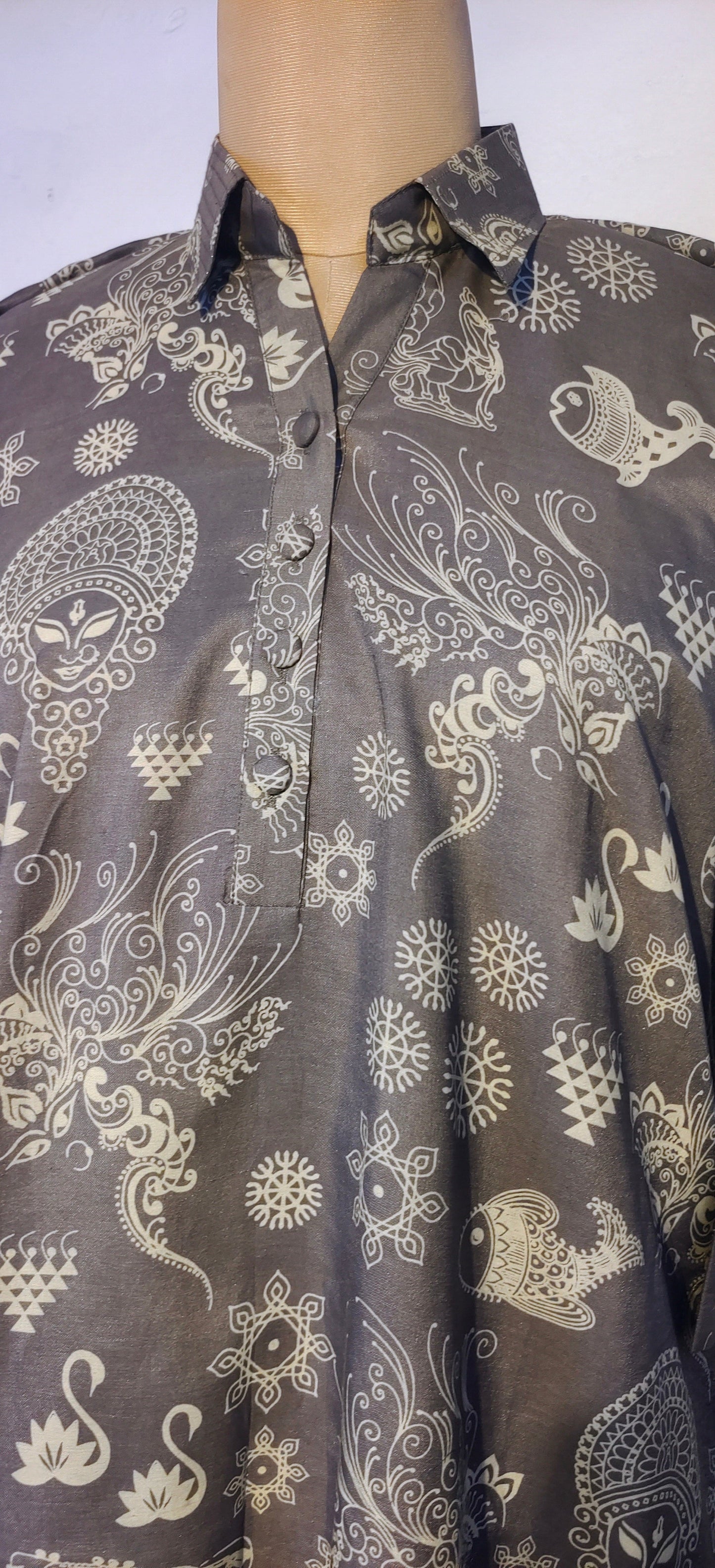 Stitched Digital Printed Short Tunic VISHAL KAPUR STUDIO