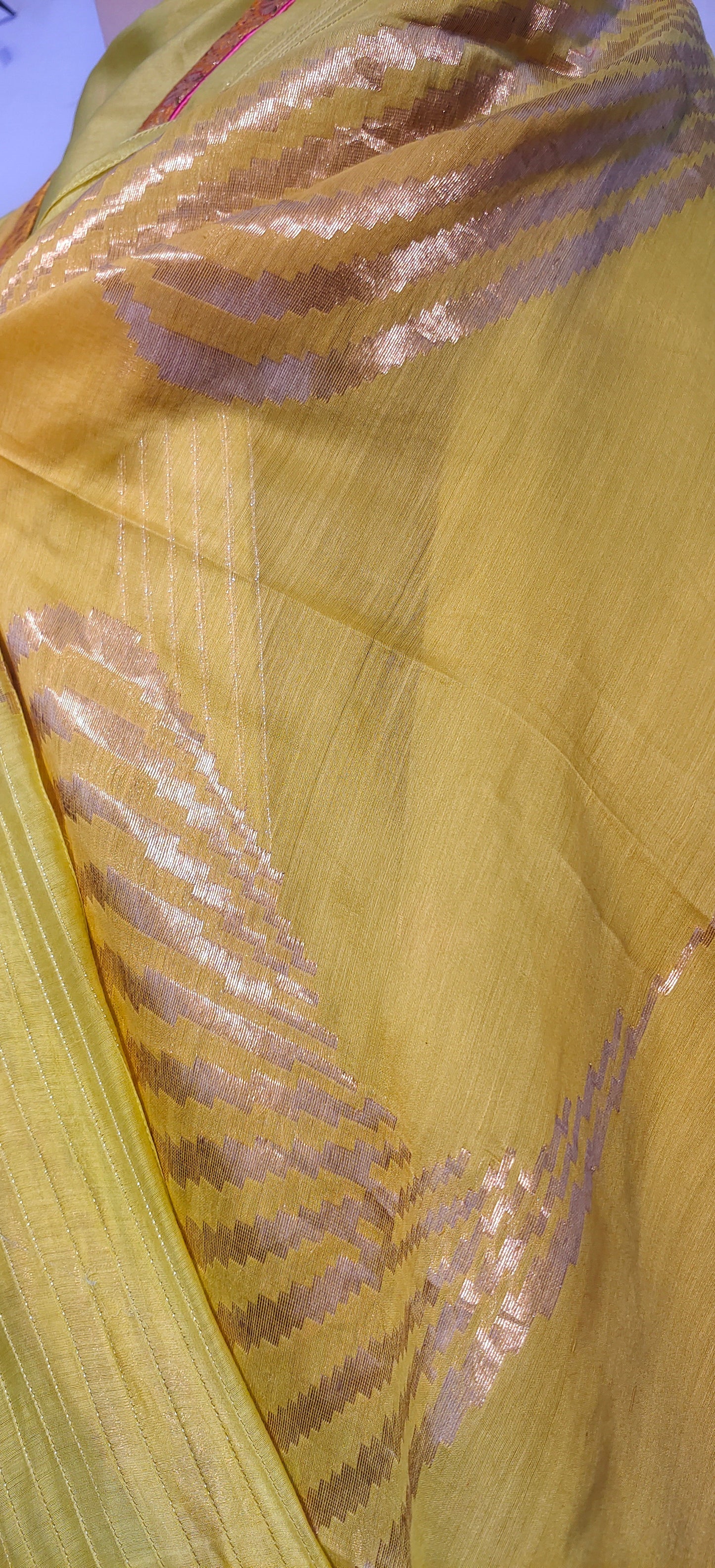 Semi Stitched Formal chanderi Suitset